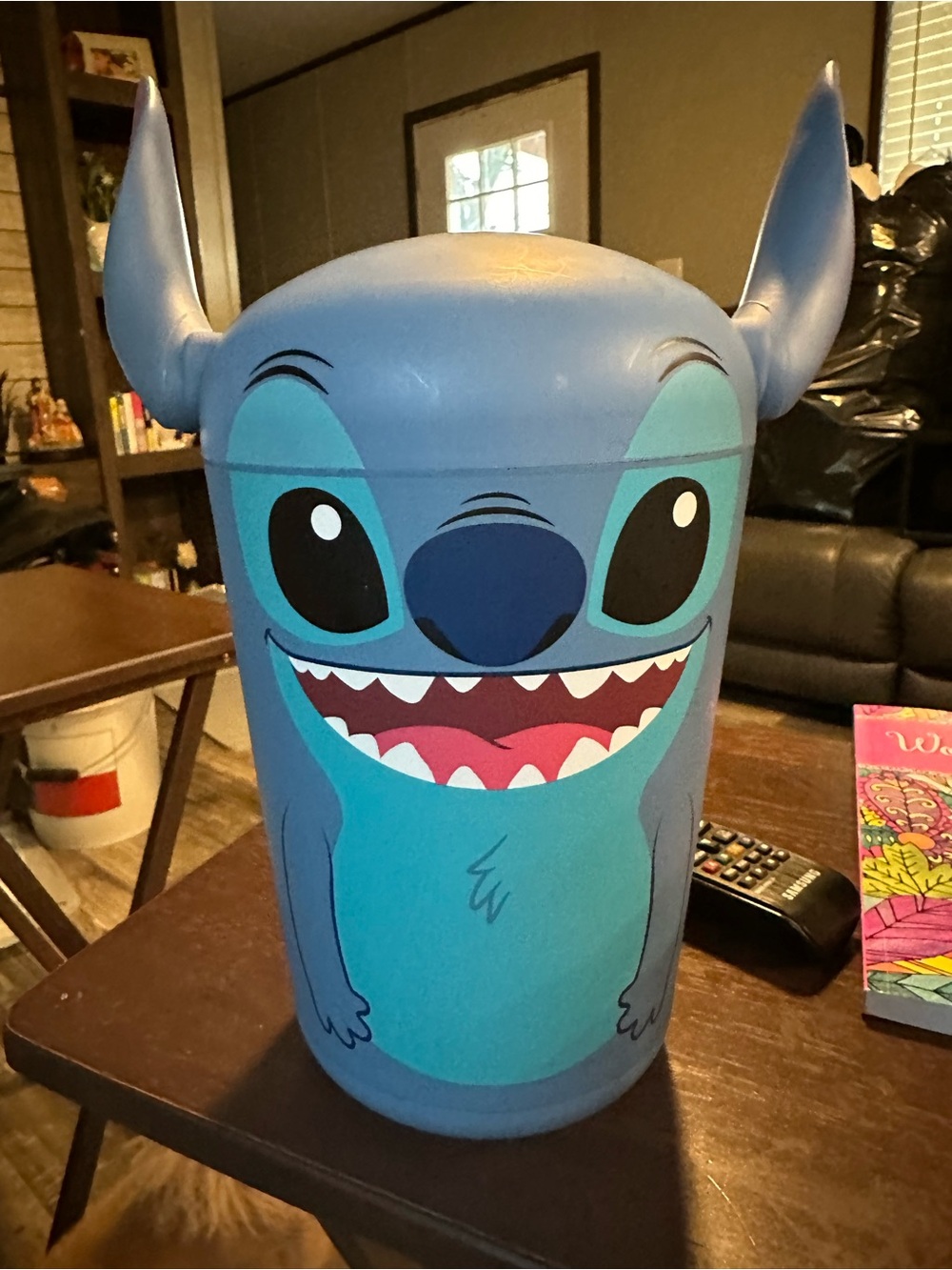 Stitch Character Decorative Popcorn Bucket- Blue
